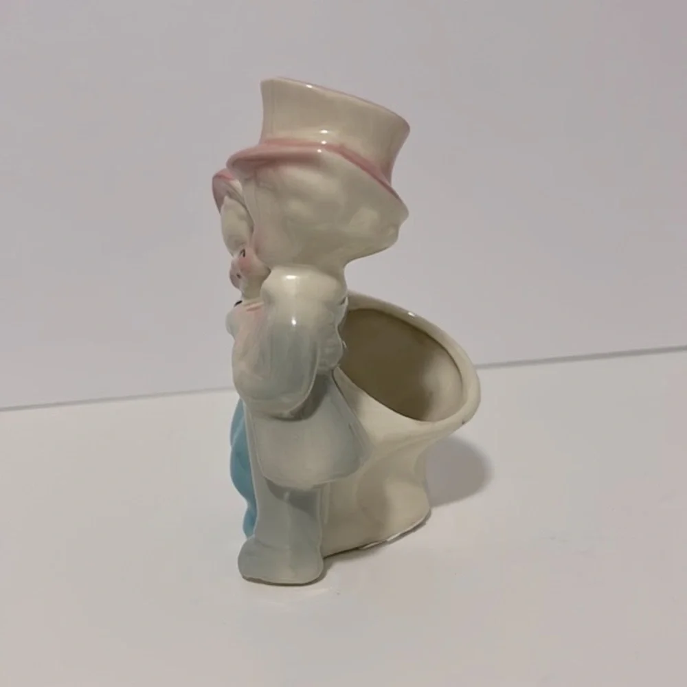 Vintage Victorian Dancing Couple Planter / Vase